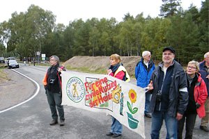 Bild Baustellenzufahrt Übungstadt Schnöggersburg