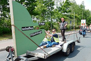 Beim Festumzug in Koethen